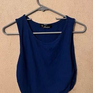 Rainbow Blue Sleeveless Tank Top